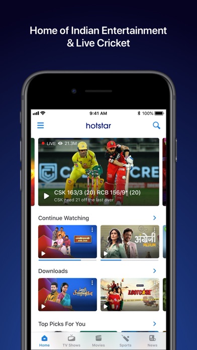 Hotstar | Cricket, Movies & TVのおすすめ画像1