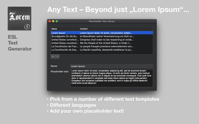 Screenshot #2 pour ESL Text Generator