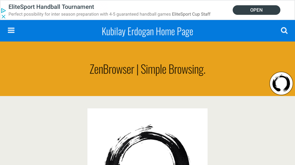 #3. ZenBrowser | Simple browsing. (iOS) Bởi: Kubilay Erdogan