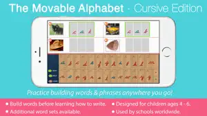 Movable Alphabet - Cursive screenshot 1