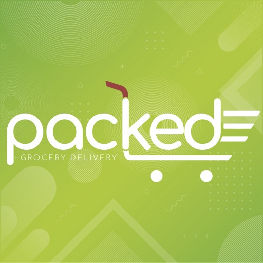Packed Grocery Delivery icon