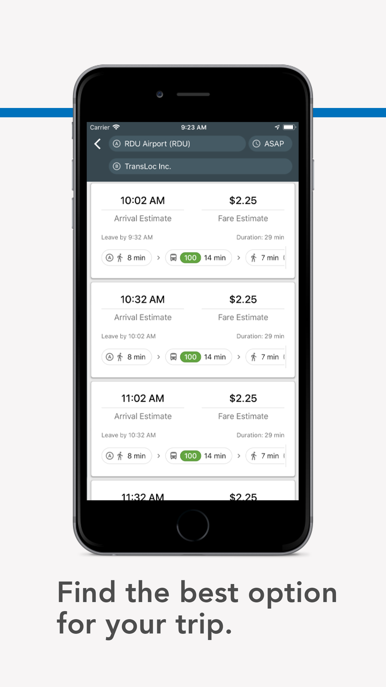 TransLoc screenshot 4