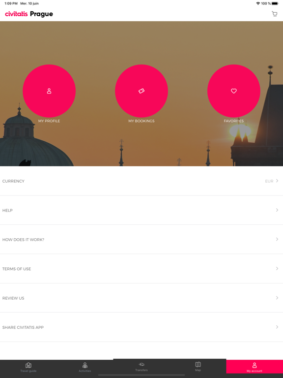 Prague Guide Civitatis.com iPad screenshot 5 - Travel app