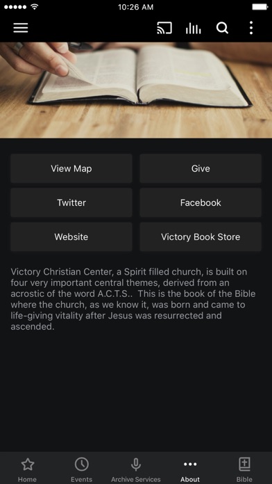 Victory Christian Center Screenshot