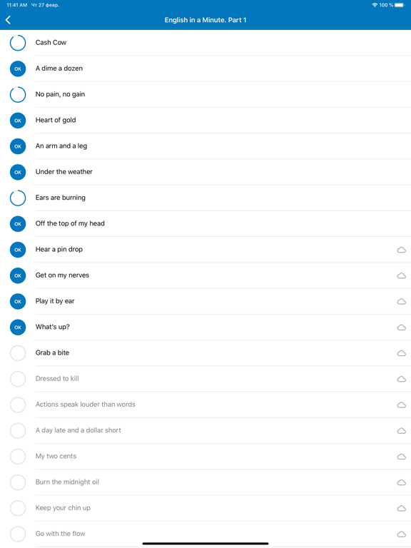 Polyglot - English Listening iPad screenshot 5 - Education app