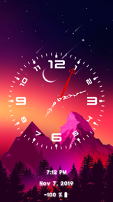 Analog Clock Face-Clock Widget screenshot