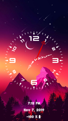 Analog Clock Face-Clock Widget screenshot 6