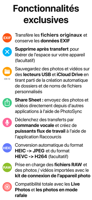 ‎PhotoSync – transfert photos Capture d'écran