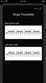 Drummer ITP - Rudiment Trainer screenshot