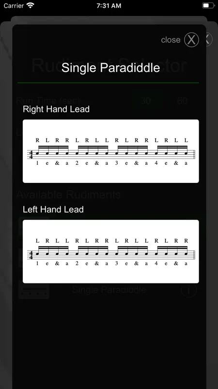 Drummer ITP - Rudiment Trainer screenshot 4 of 9