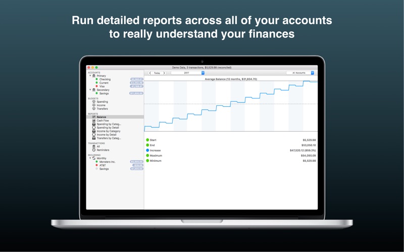 Account Tracker XL Screenshot