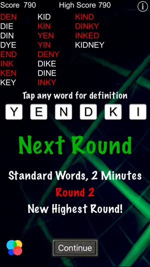 Word Warp - A Word Puzzle Game screenshot 2