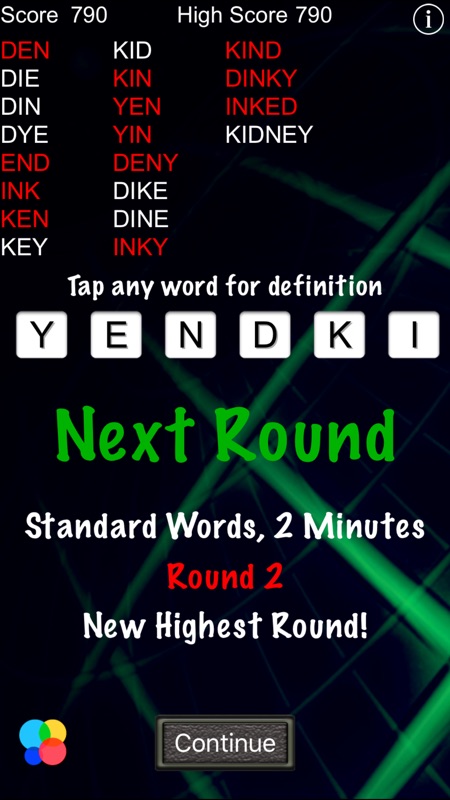 Word Warp - A Word Puzzle Game screenshot 2