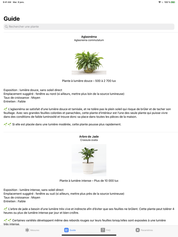 Plantes et Lumière Plantes et Lumière