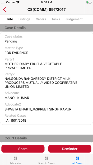 LegalAstra HC - high court app Screenshot