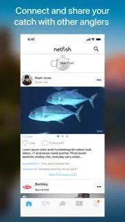 netfish - social fishing app iphone screenshot 1