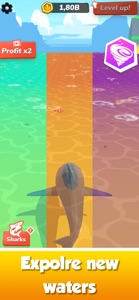 Idle Shark World - Tycoon Game screenshot #5 for iPhone