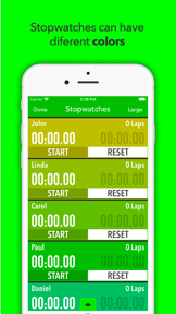 Best Multi Stopwatch Lite screenshot