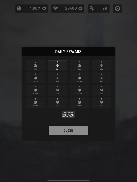 Moonlight Quest: Idle RPG iPad screenshot 7 - Games app
