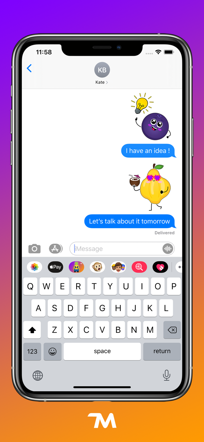 Land Of Fruits Stickers