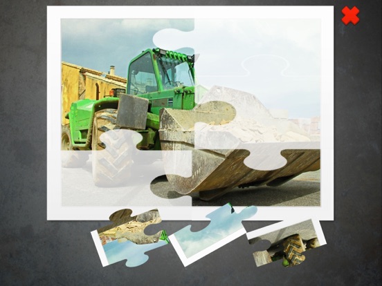 Big Trucks Puzzle iPad screenshot 3 - Education app