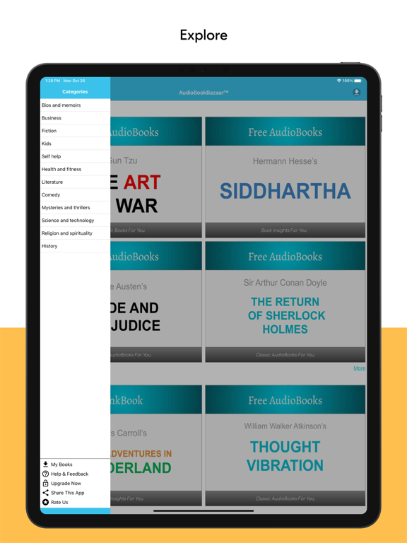 Screenshot #6 pour AudioBookBazaar