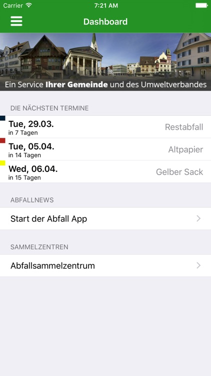 Abfall App - Vorarlberg