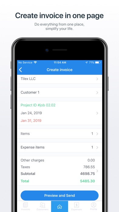 Invoice-On-The-Go screenshot 2