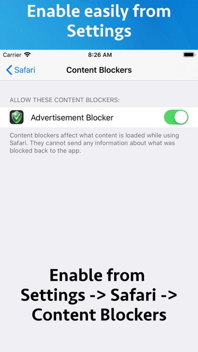 Advertisement Blocker screenshot 3