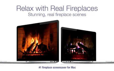 Fireplace Live HD+ Screensaver