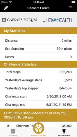 Game screenshot Caesars Wellness Challenge hack