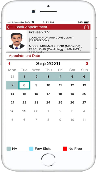 KIMSHealth Patient App Screenshot