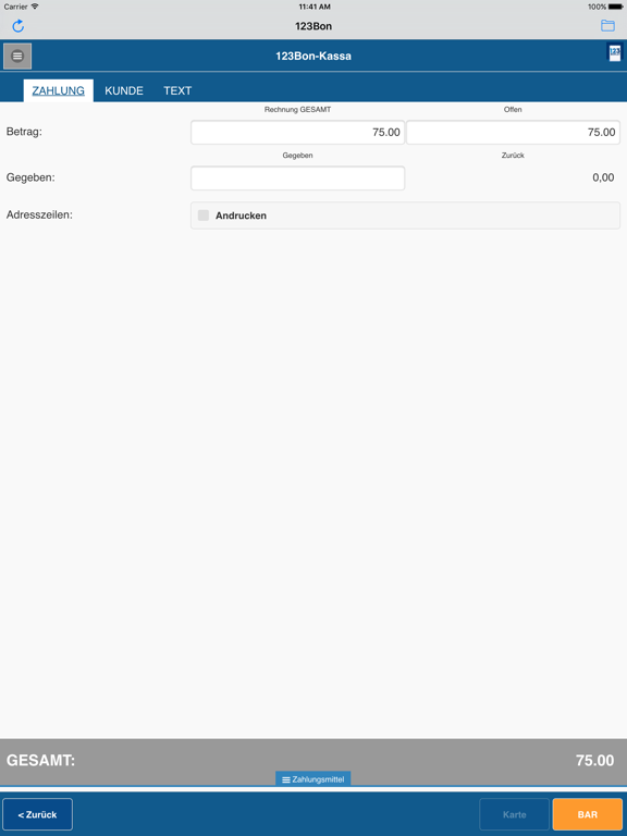 Screenshot #5 pour 123Bon Registrierkassa