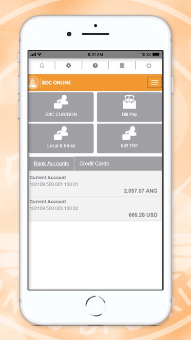 Banco di Caribe Mobile Banking Screenshot