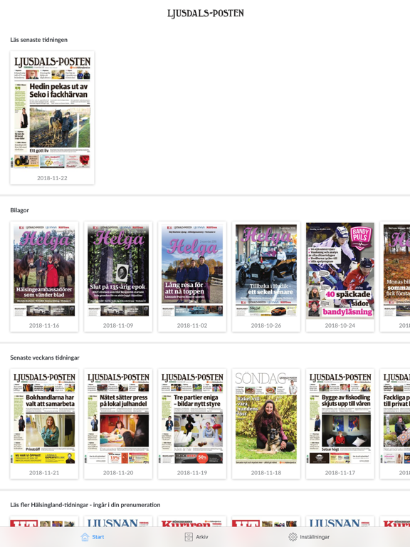 Screenshot #4 pour Ljusdals-Posten e-tidning