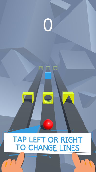 Race Road: Color Ball Star 3D screenshot 1