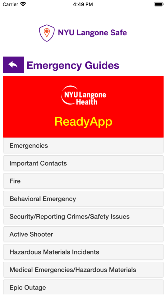 #4. NYU Langone Safe (iOS) 由: NYU Langone Medical Center