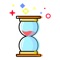 BUKIVA is a set of beautiful hourglass iMessage stickers