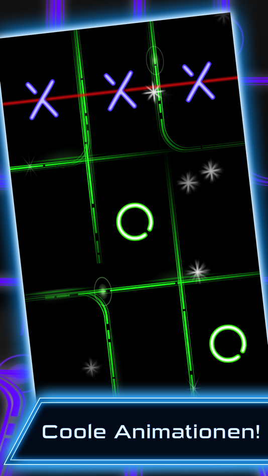 #5. Tic Tac Toe - Glow (iOS) Podle: mobivention GmbH
