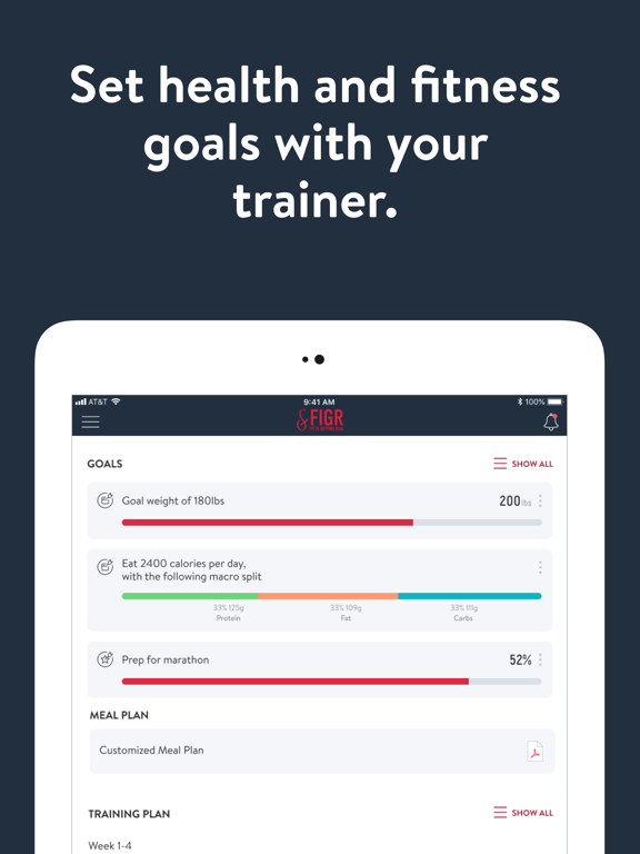 FIGR Training iPad screenshot 3 - Health & Fitness app