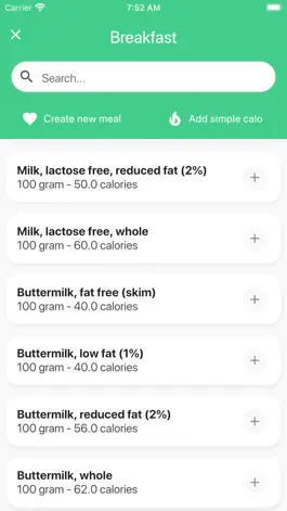 Game screenshot Calories: Eat Clean Diet Track apk