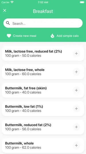 Calories: Eat Clean Diet Track screenshot 2
