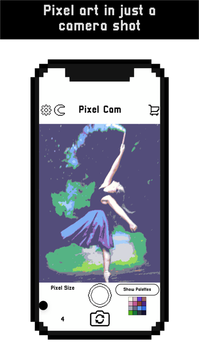 Screenshot #2 pour Pixel cam - Make pixel art