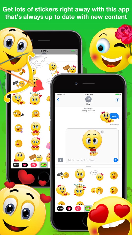 #3. LoveMoji Stickers Pro . (iOS) Przez: luca calciano