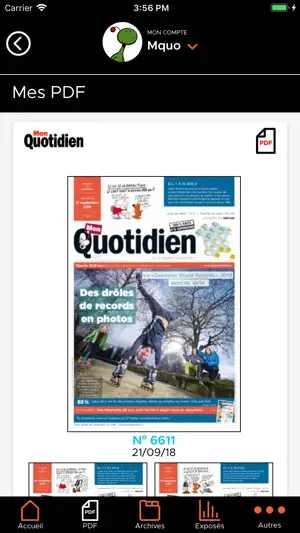 MonQuotidien screenshot 2