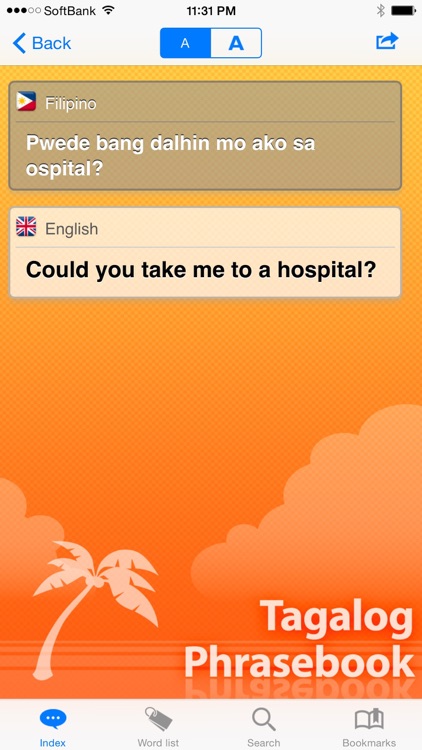 Tagalog Phrasebook & Dict screenshot-4