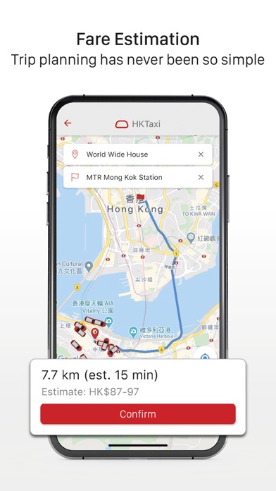 HKTaxi - Taxi Hailing App Screenshot