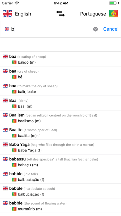 Portuguese/English Dictionaryのおすすめ画像5