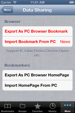 Bookmarkers Pro screenshot 4