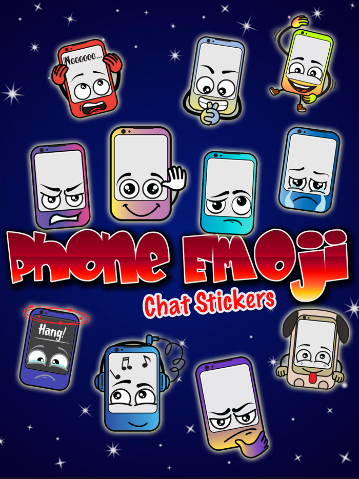 Phone Emoji Chat Stickers